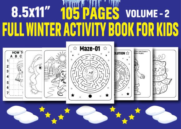 Winter Activity Book for Kids Volume - 2