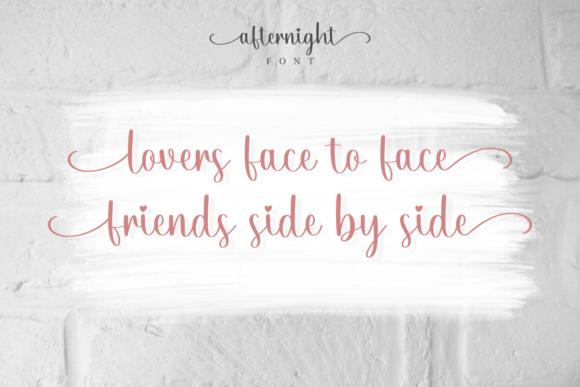 Afternight Font - Preview 4