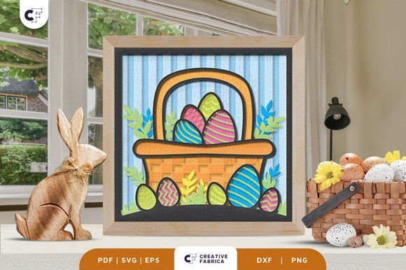 Easter 3D SVG Cut Files for Paper Crafts - Creative Fabrica