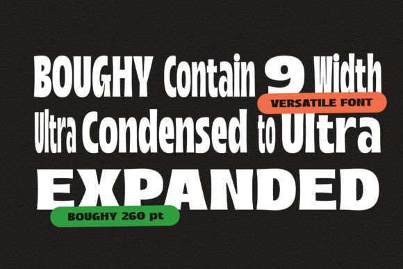 Boughy Font - Preview 1