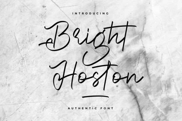 Bright Hoston Font - Preview 1