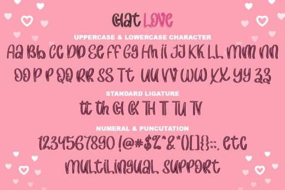 Chat Love Font - Preview 6