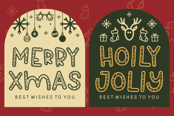 Christmas Gleam Font - Preview 1