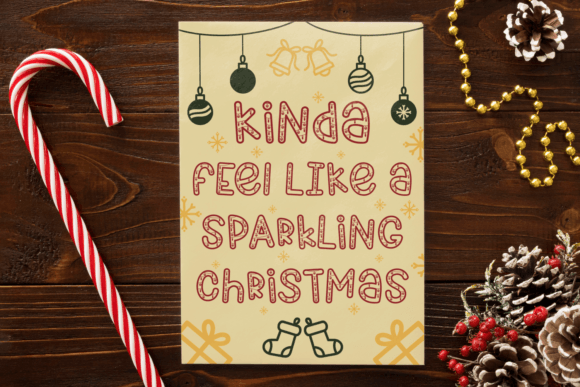 Christmas Gleam Font - Preview 4