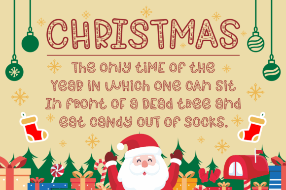 Christmas Gleam Font - Preview 5