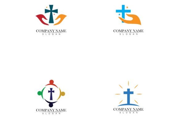 Church Logo Template Design Vector