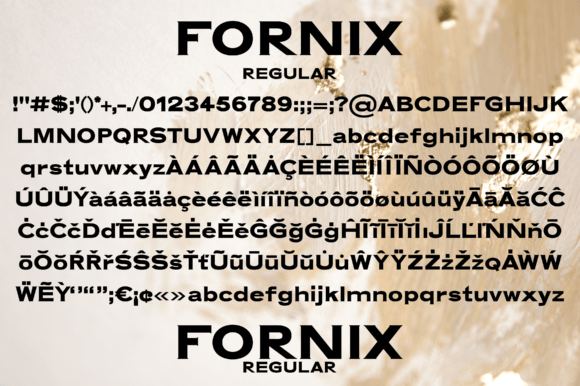 Fornix Font - Preview 4