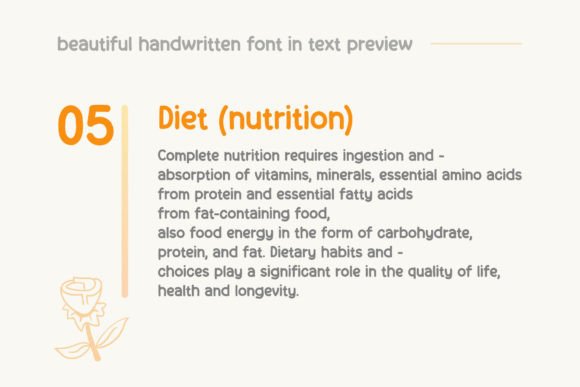 Handineat Font - Preview 3