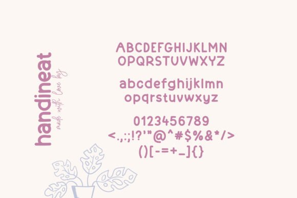 Handineat Font - Preview 6