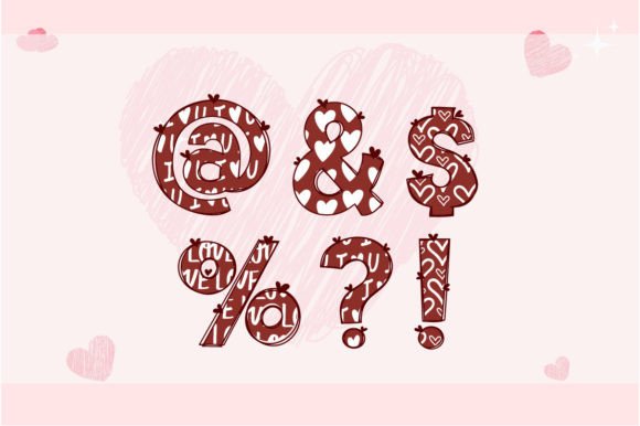 Happy Valentine Font - Preview 3