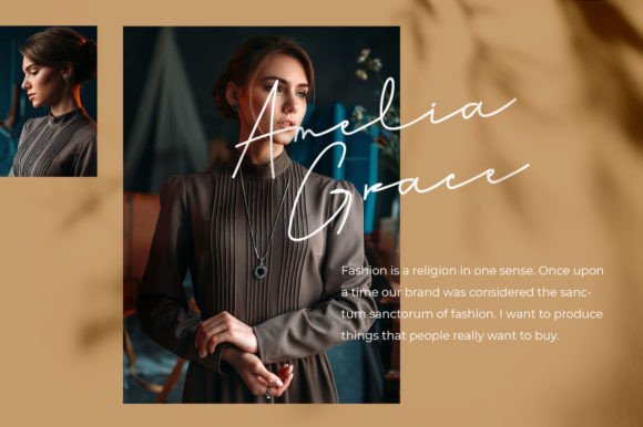 Hiliana Font PNG with transparent background - Preview 1