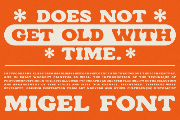 Migel Font PNG with transparent background - Preview 1