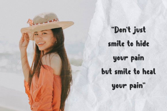 Perfect Smile Font PNG with transparent background - Preview 2