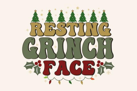 Retro Resting Grinch Face