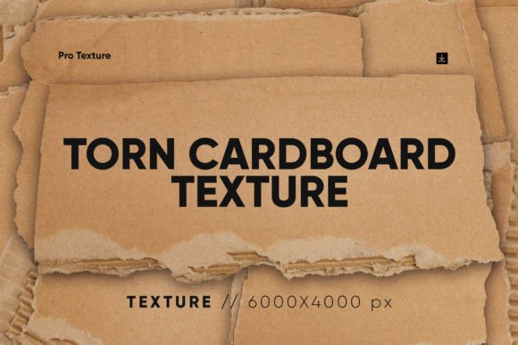 20 Torn Cardboard Textures