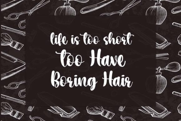 Barber Shop Font - Preview 1