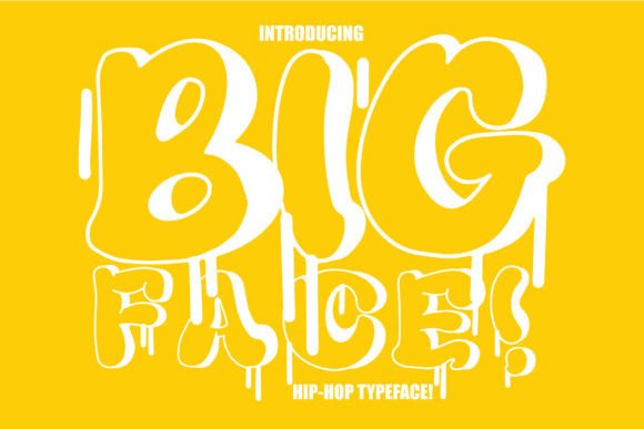 Big Face! Font - Preview 6