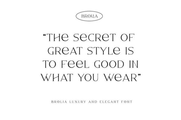 Brolia Font - Preview 6