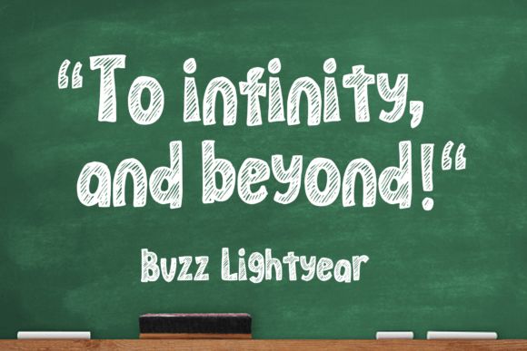Chalkboard Font PNG with transparent background - Preview 1