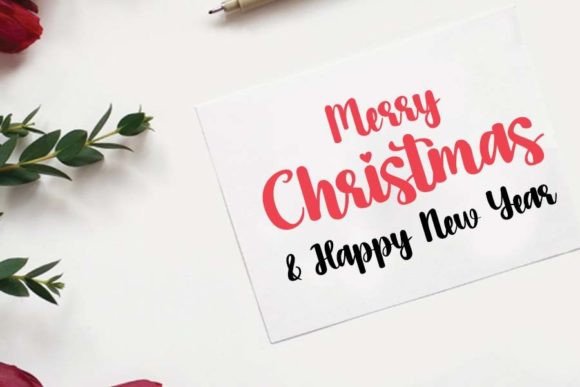 Christmas Tree Font - Preview 1