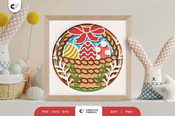 Easter 3D SVG Cut Files for Paper Crafts - Creative Fabrica