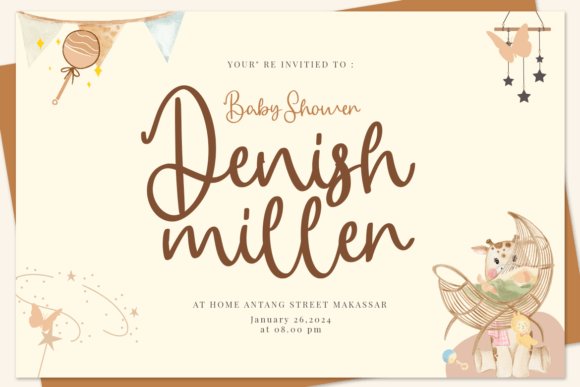 Giory Script Font - Preview 2