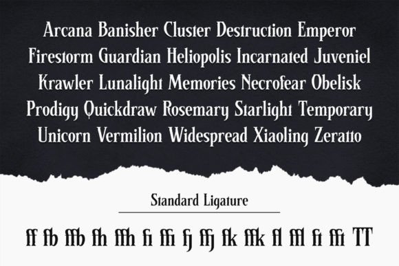 Gravord Font PNG with transparent background - Preview 1
