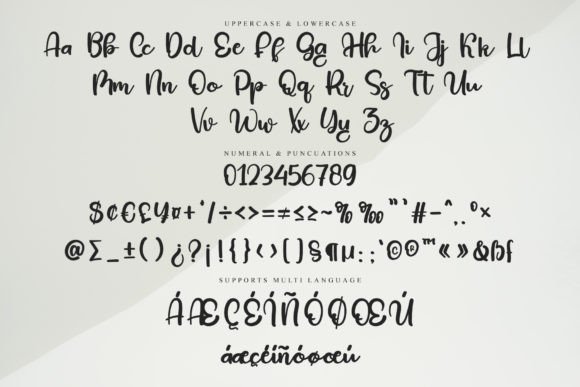 Highland Font PNG with transparent background - Preview 4