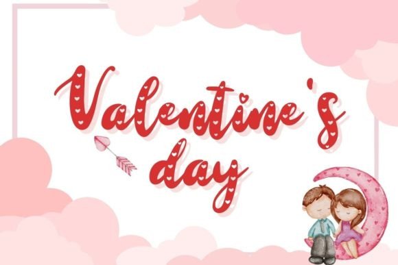 Journey Valentine Font PNG with transparent background - Preview 1