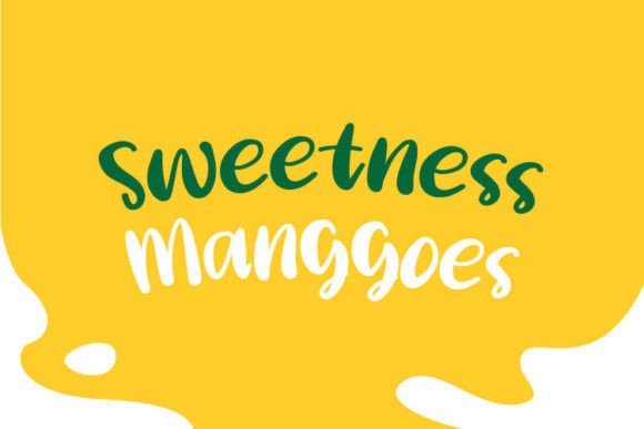 Manggoes Font PNG with transparent background - Preview 2