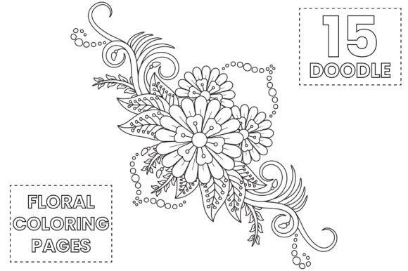 Flower Unicorn Coloring Pages for Adults Graphic by Kohinoor Design ...