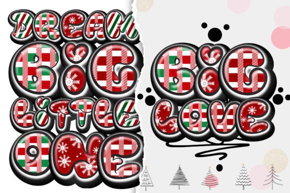 Merry Jolly Font PNG with transparent background - Preview 4