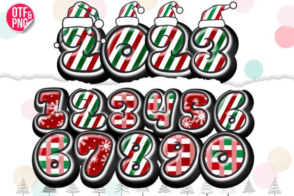 Merry Jolly Font PNG with transparent background - Preview 6