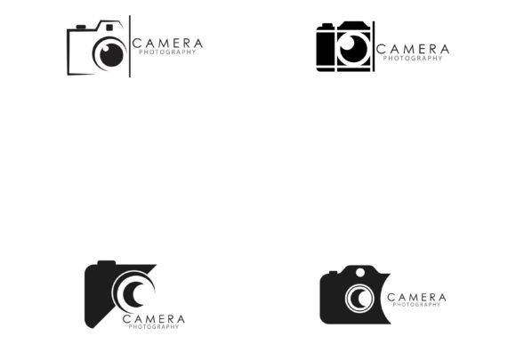Photography Camera Lens Logo Design