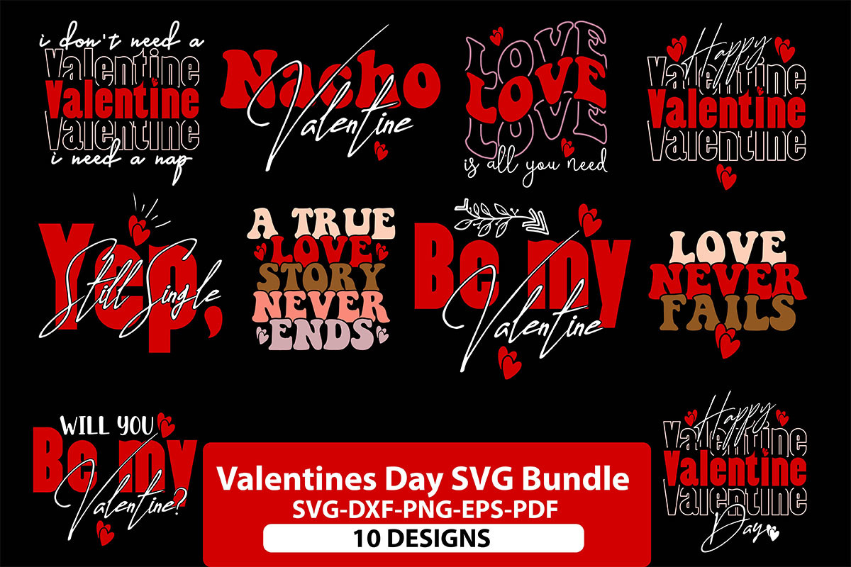 Valentines Day SVG Bundle Graphic by Craft Store · Creative Fabrica