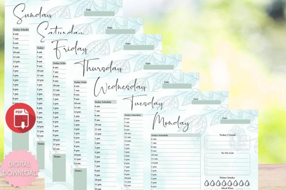 Boho Daily Cleaning Checklist Printable Graphic by Smokecloud ...