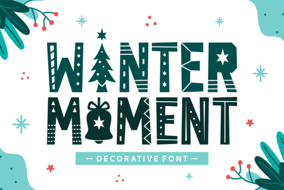 Winter Moment Decorative Font By Situjuh