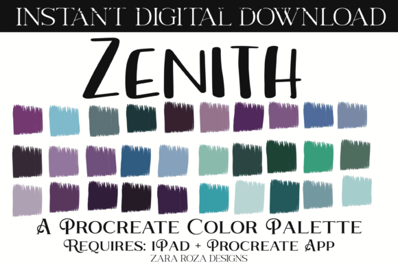 Zenith Procreate Color Palette