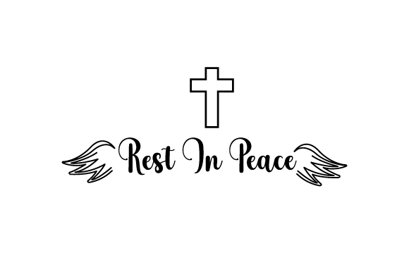 Rest in Peace Arquivo de Corte SVG por Creative Fabrica Crafts