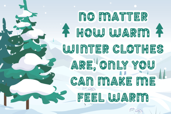 Always Winter Font - Preview 4