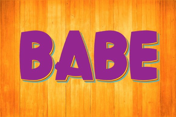 Babe Font - Preview 1