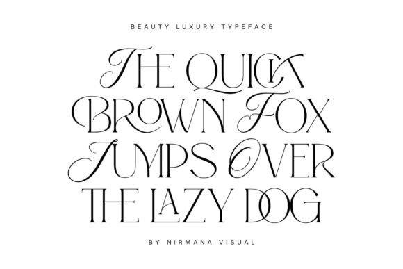 Beauty Luxury Font - Preview 1