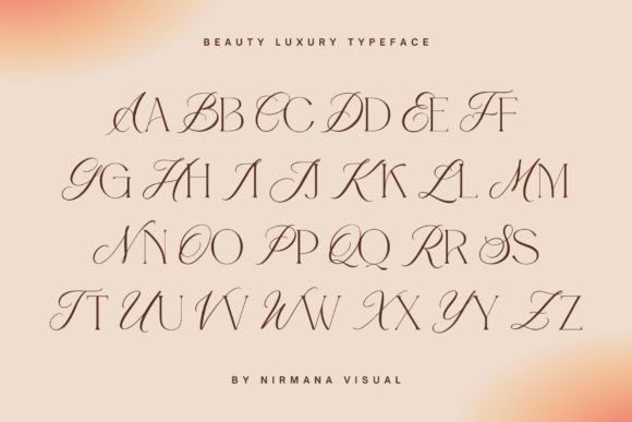 Beauty Luxury Font - Preview 3