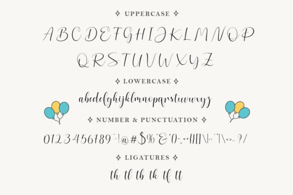 Caligea Font - Preview 4