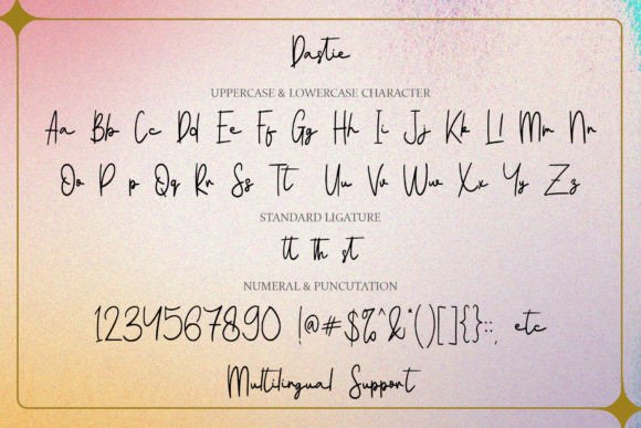 Dastie Font - Preview 6
