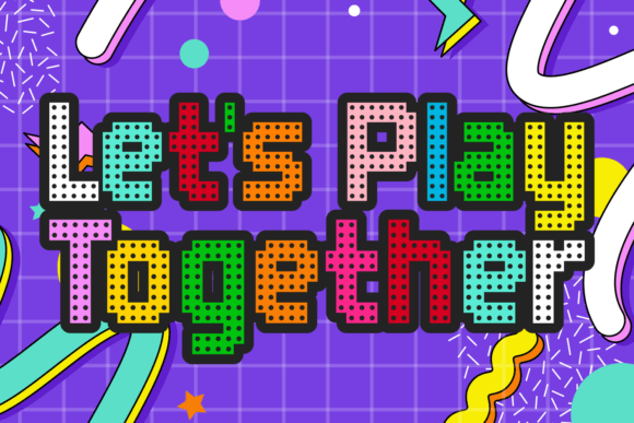 Domino Brick Font - Preview 3