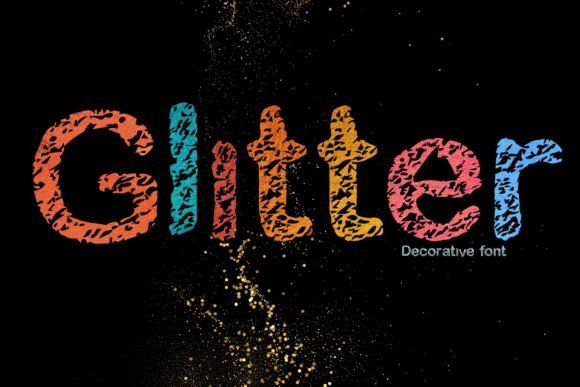 Glitter Font - Preview 1