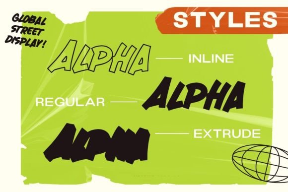 Global Street Font - Preview 2
