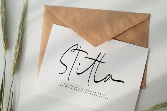 Gosfila Signature Font - Preview 3