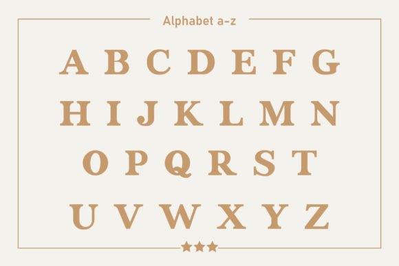 Iris Monogram Font PNG with transparent background - Preview 2
